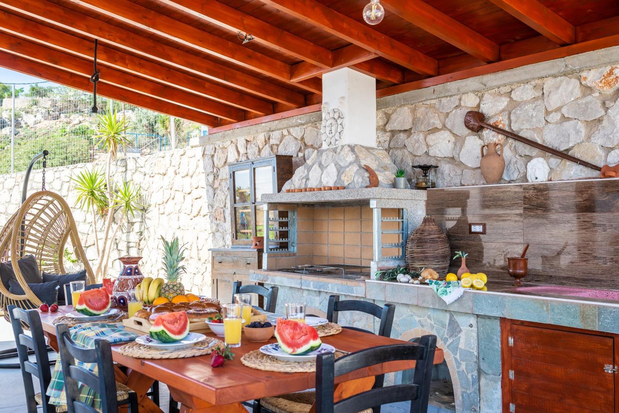 Blue Bay Villas , Ground Floor Archangelos  Luaran gambar