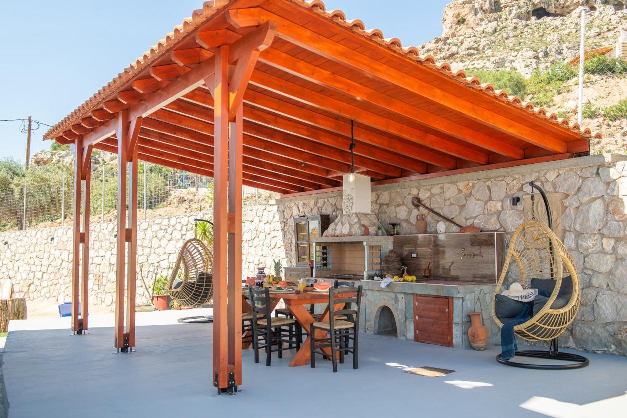 Blue Bay Villas , Ground Floor Archangelos  Luaran gambar